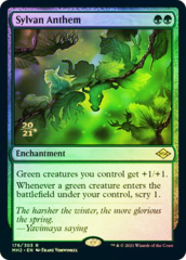 Sylvan Anthem - Foil - Prerelease Promo