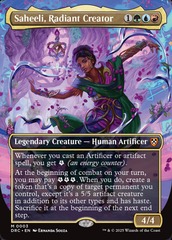 Saheeli, Radiant Creator (0003) (Borderless) - Foil