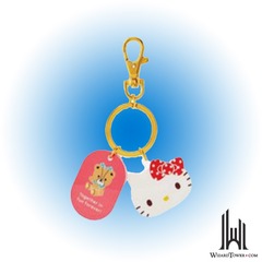 ACRYLIC KEY RING: FACE HELLO KITTY