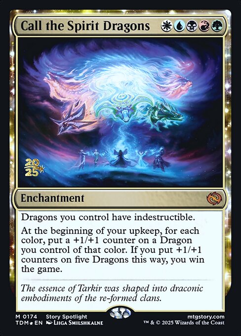 Call the Spirit Dragons (Prerelease) - Foil