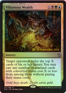 Villainous Wealth Foil - Prerelease Promo