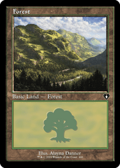 Forest (0449) (Retro Frame) - Foil