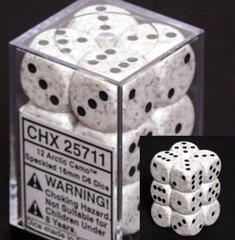 Speckled - 16mm Dice Block - Arctic Camo