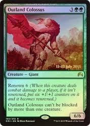 Outland Colossus - Foil - Prerelease Promo