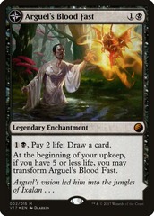 Arguel's Blood Fast // Temple of Aclazotz - Foil