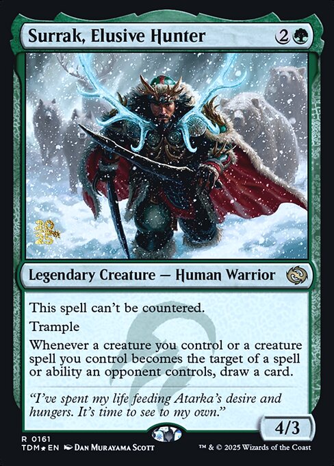 Surrak, Elusive Hunter (Prerelease) - Foil