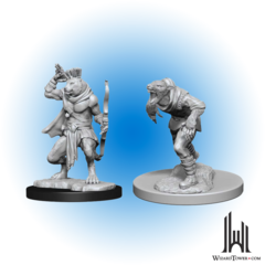 D&D Nolzur's Marvelous Miniatures: Wererat and Weretiger