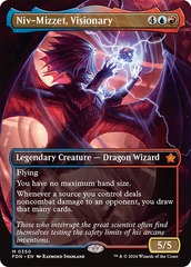 Niv-Mizzet, Visionary (0350) (Borderless) - Foil