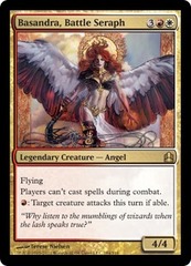 Oversize Promo - Basandra, Battle Seraph - Foil - Promo