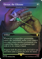 Elessar, the Elfstone - Cloudstone Curio (379) (Borderless) - Surge Foil