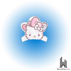 LARGE HAIR CLIP: TFR HELLO KITTY