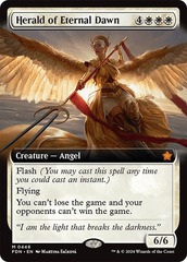 Herald of Eternal Dawn (0446) (Extended Art) - Foil