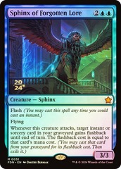 Sphinx of Forgotten Lore (Prerelease) - Foil