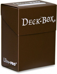 Ultra Pro Solid Brown Deck Box