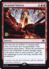 Terminal Velocity (163) (Prerelease) - Foil