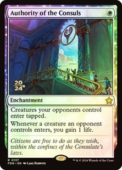 Authority of the Consuls (0137) (Prerelease) - Foil