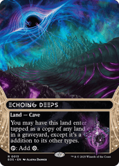 Echoing Deeps (0013) (Borderless) - Foil