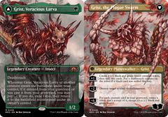 Grist, Voracious Larva // Grist, the Plague Swarm (0446) (Borderless) - Foil