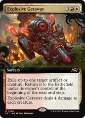 Explosive Getaway (0390) (Extended Art) - Foil