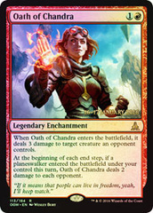 Oath of Chandra - Foil - Prerelease Promo