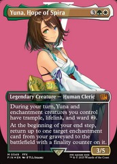 Yuna, Hope of Spira (0549) (Borderless) - Surge Foil