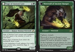 Sage of Ancient Lore // Werewolf of Ancient Hunger