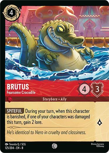 Brutus, Fearsome Crocodile (0125) - Cold Foil