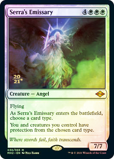 Serras Emissary - Foil - Prerelease Promo