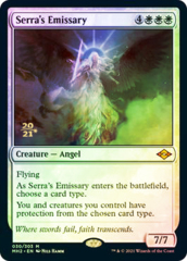 Serra's Emissary - Foil - Prerelease Promo