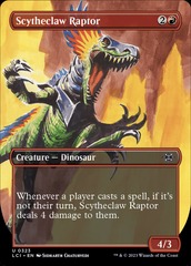 Scytheclaw Raptor (0323) (Borderless) - Foil