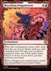 Breaching Dragonstorm (0299) (Showcase) - Foil