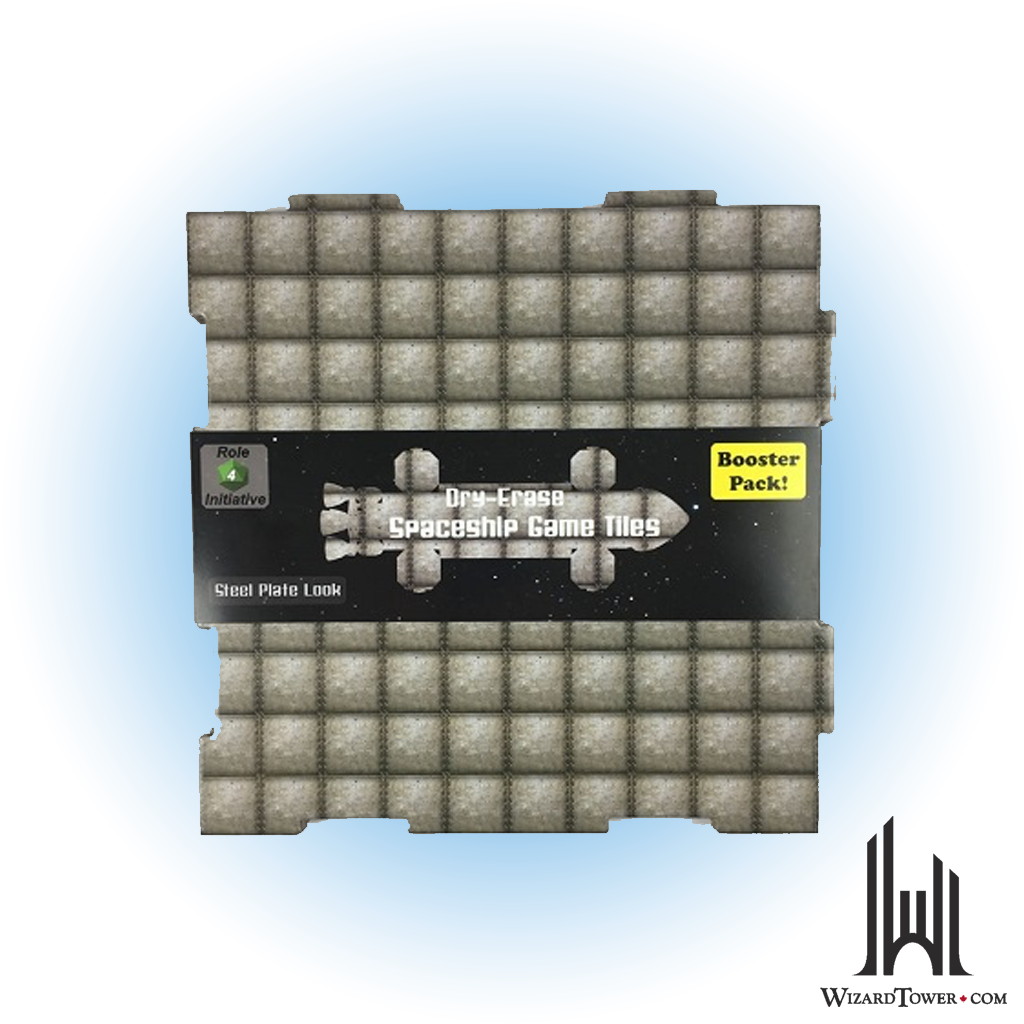 DRY ERASE DUNGEON TILES BOOSTER PACK - STEEL PLATE