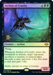 Archon of Cruelty - Foil - Prerelease Promo