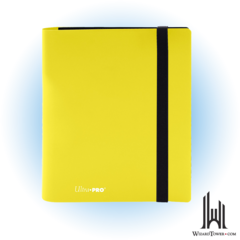 Ultra Pro Binder Pro Eclipse 4-Pocket Lemon Yellow