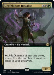 Deathbloom Ritualist (353) (Extended Art) - Foil