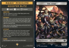 Magic Minigame: Booster Blitz // Orc Army (0005) Double-Sided Token