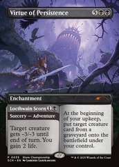 Virtue of Persistence // Locthwain Scorn (0035) (Textless) (Store Championship)