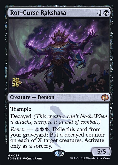 Rot-Curse Rakshasa (Prerelease) - Foil