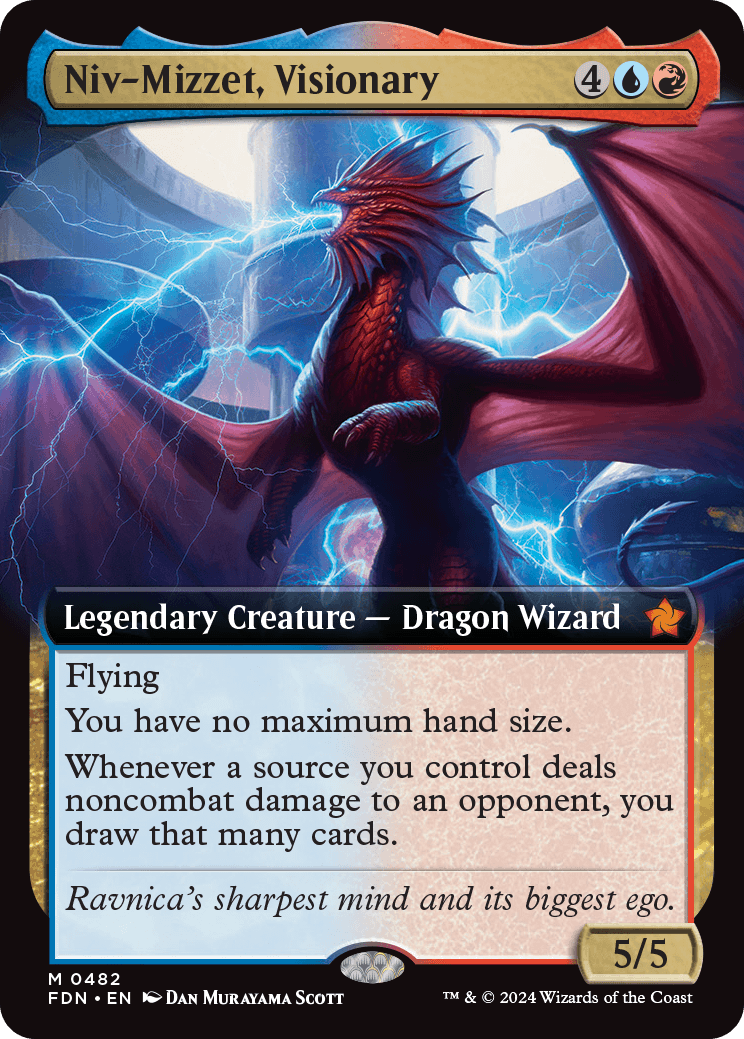 Niv-Mizzet, Visionary (0482) (Extended Art)