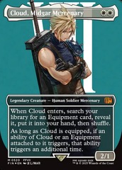 Cloud, Midgar Mercenary (0520) (Borderless) - Surge Foil