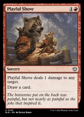 Playful Shove - Foil