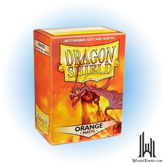 Dragon Shield Box of 100 in Matte Orange