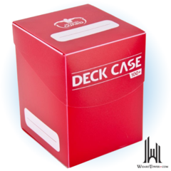 DECK CASE 100CT RED