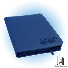 8-POCKET QUADROW ZIPFOLIO XENO DARK BLUE