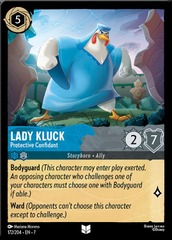 Lady Kluck, Protective Confidant (172/204)