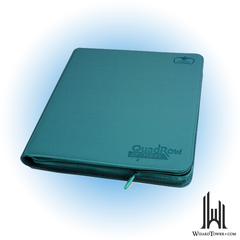 QUADROW ZIPFOLIO XENOSKIN PETROL BLUE