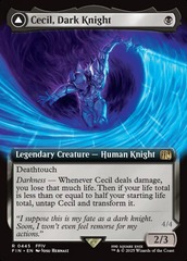 Cecil, Dark Knight // Cecil, Redeemed Paladin (0445) (Extended Art) - Foil