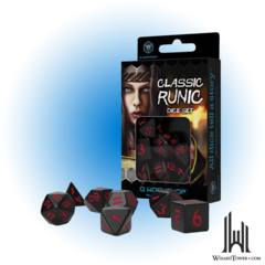 RUNIC DICE BLACK/RED