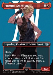 Prompto Argentum (0532) (Borderless) - Surge Foil