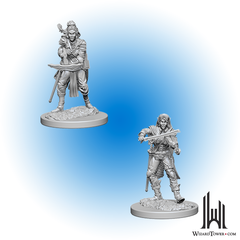 Pathfinder Deep Cuts Unpainted Miniatures: Elf Female Bard